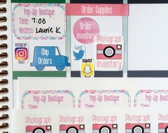 Consultant Sticker Kit / Fits Erin Condren Planners, Happy Planners, Passion Planners & more! / Calendar Stickers