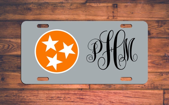 Tennessee Monogram License Plate TN Custom Car Tags