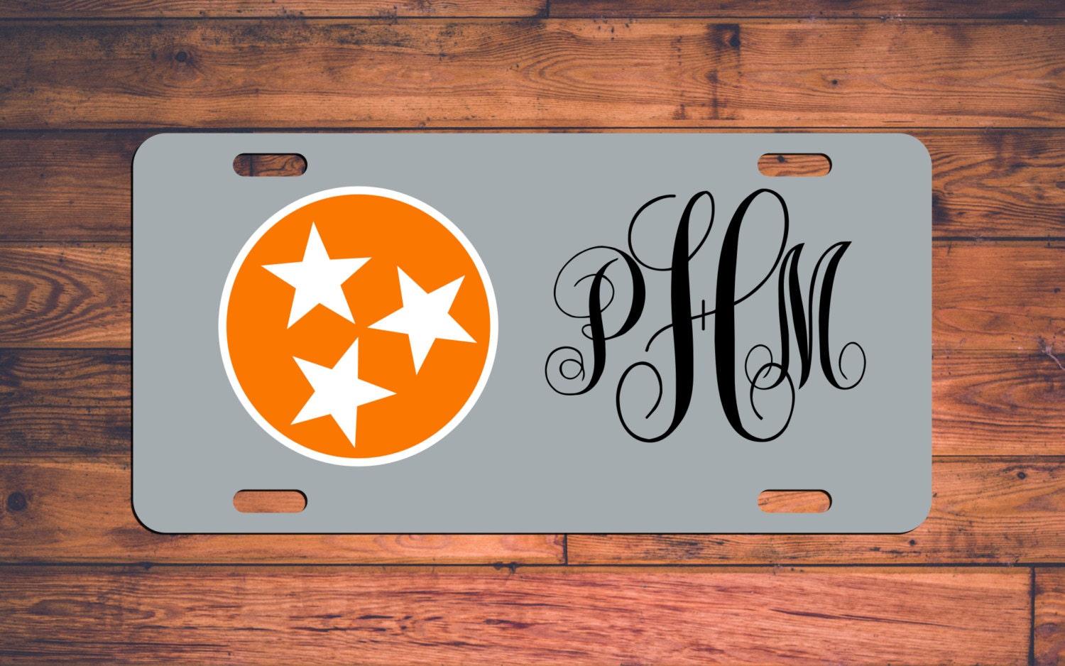 Tennessee Monogram License Plate TN Custom Car Tags