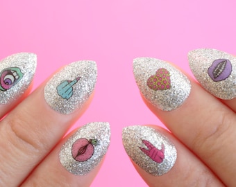 Nail Tattoos / Nail Decals / Nail Stickers - Robin Eisenberg