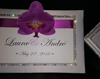 Custom Made Wedding Guest Book and Pen Pad