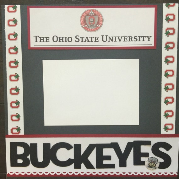 Ohio State University 12x12 Premade Scrapbook by MemoriesbyMargot