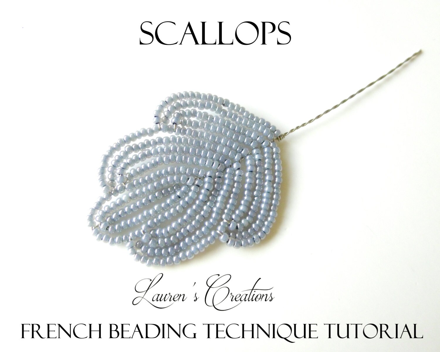 PDF Technique Tutorial French Beaded Scallops wire wrapping