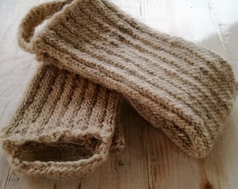 Handmade 100% Wool Leg Warmers