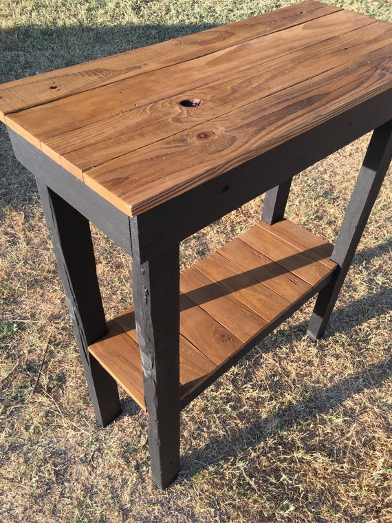 Rustic Reclaimed Wood Table Entry / Utility / Couch table