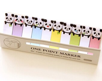 Mini Panda Sticky Notes - Cute Kawaii Post-It Notes / Stationery / Stationary / School Supplies / Memo Pad / Small Tiny Sticky Notes