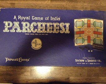 Parcheesi- Selchow & Righter Co. 1959 edition