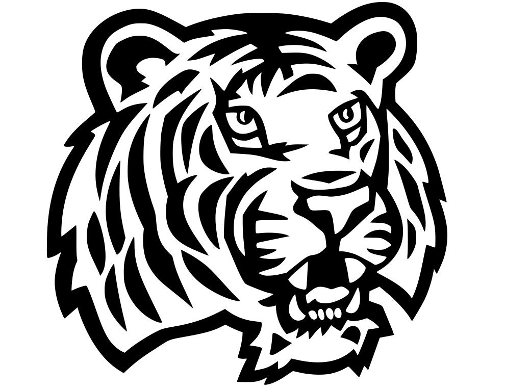 Download Tiger Face svg file