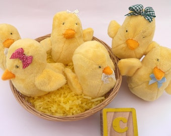 easter plush chick