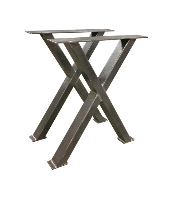 Metal X Table Legs Industrial Steel Base Office \/\/ Dining Metal X Table Legs Industrial Steel Base Office \/\/ Dining