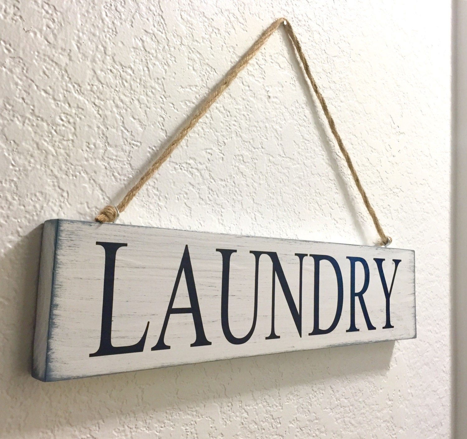 Wooden Laundry sign Laundry Room Decor Hanging by DesignerDog173