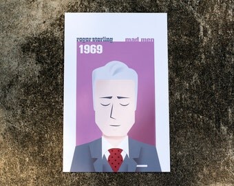 Mad Men Roger Sterling Print