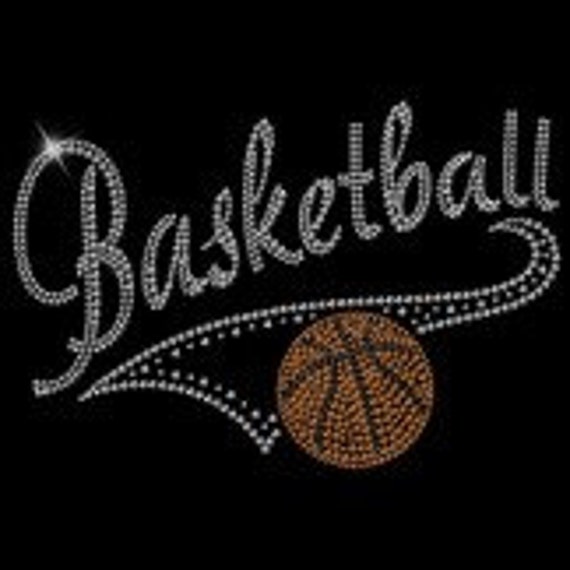 Basketball Rhinestone Bling By Mychristianshirts On Etsy