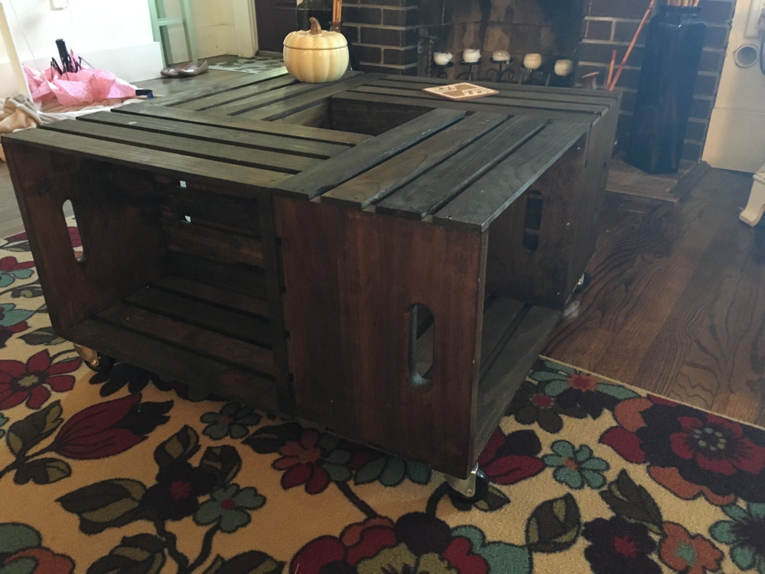 Handmade Crate Coffee Table