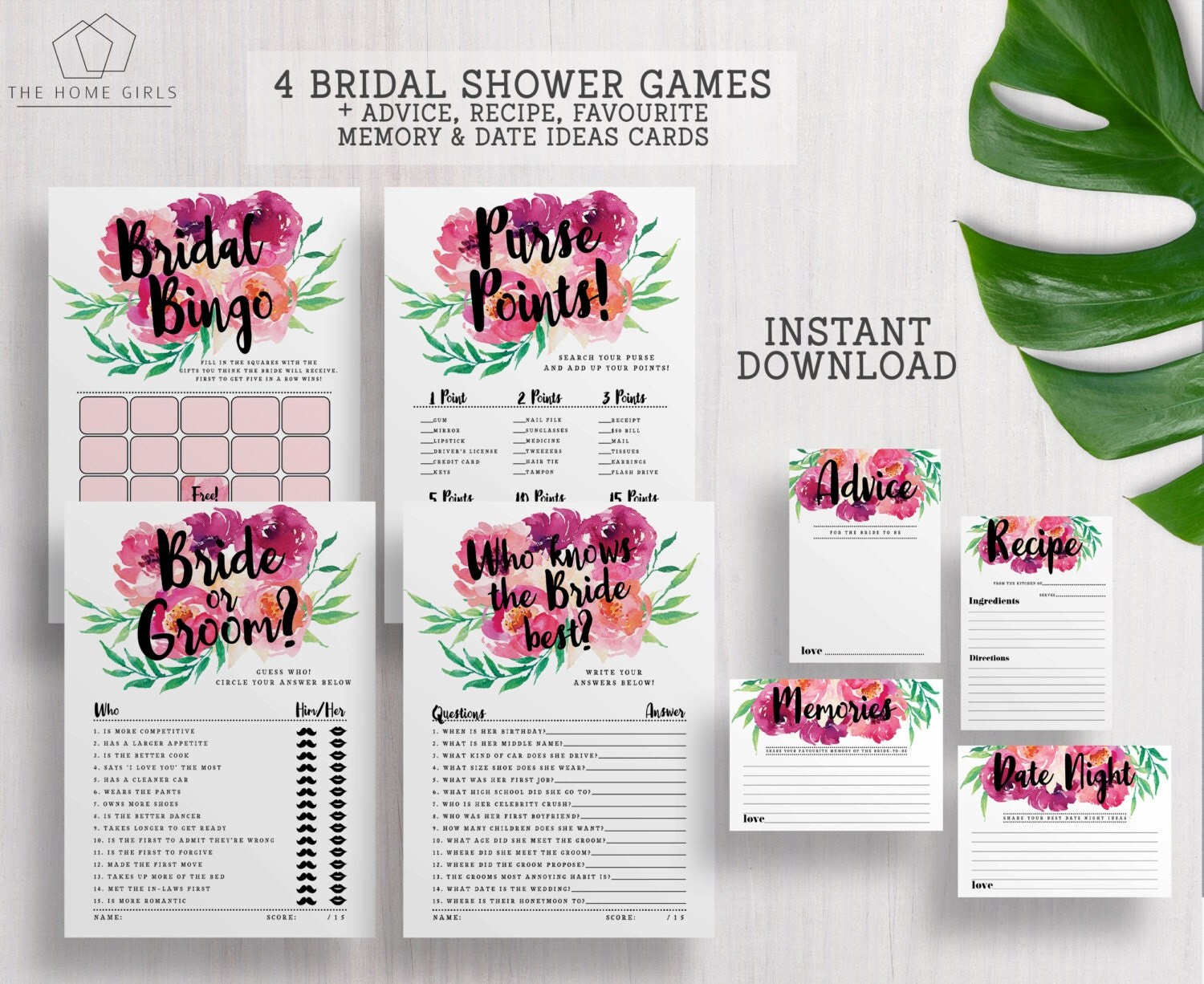 Bridal Shower Games Kitchen Tea Games Printable Games