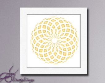 Wall Art Abstract Circles, Printables Abstract Art Gold, Instant Download, Printables circles abstract, Housewarming Gift # 310B