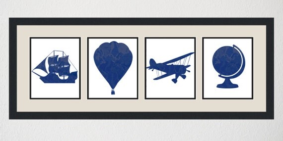 Baby Boy Nursery Decor Prints Printable Kids Room Art 8x10
