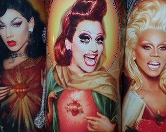 Bianca Del Rio of Drag Race - Queens Celebrity Saint Prayer Candles