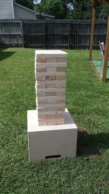 giant jenga game with 2x4 giant jenga game with 2x4