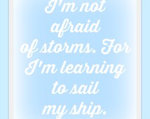 Unique not afraid of storms related items | Etsy