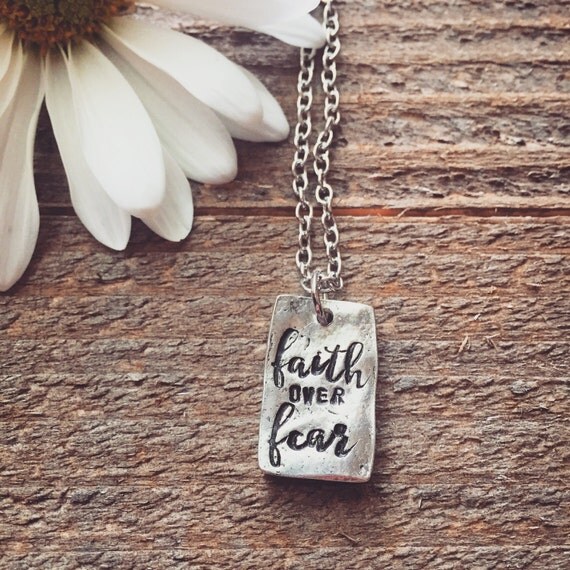 Faith Over Fear Necklace