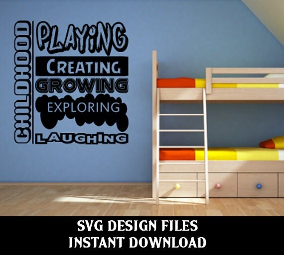 Boys room wall decals quotes SVG Vector files. by ...