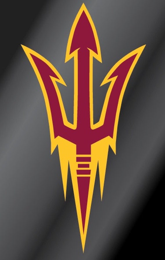 ASU Pitchfork Vinyl Decal Sticker