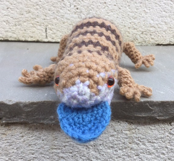 blue tongue skink stuffed animal