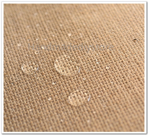 Jute Natural Burlap Fabric Waterproof Rustic Decorations