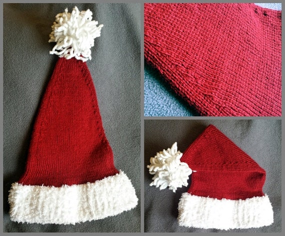 LOOM KNITTING PATTERNS Yuletide Stocking Hat / Small Gauge Loom Knitting Patt...