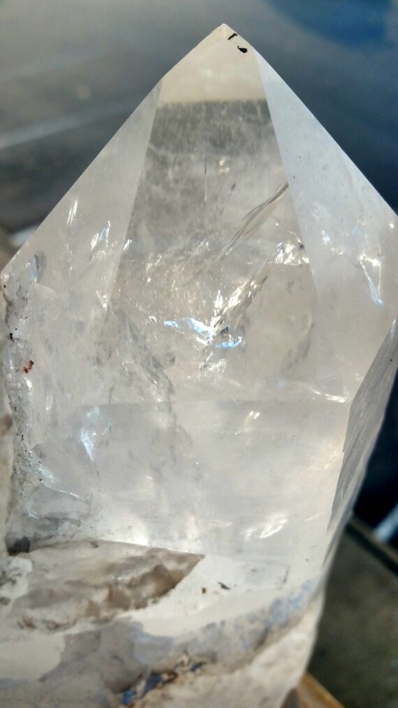 8 Pound Pure Quartz Crystal Terminated by AuthenticCrystals