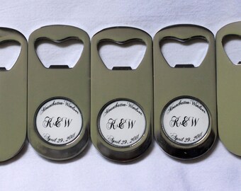 Wedding Favor Custom Bottle Opener