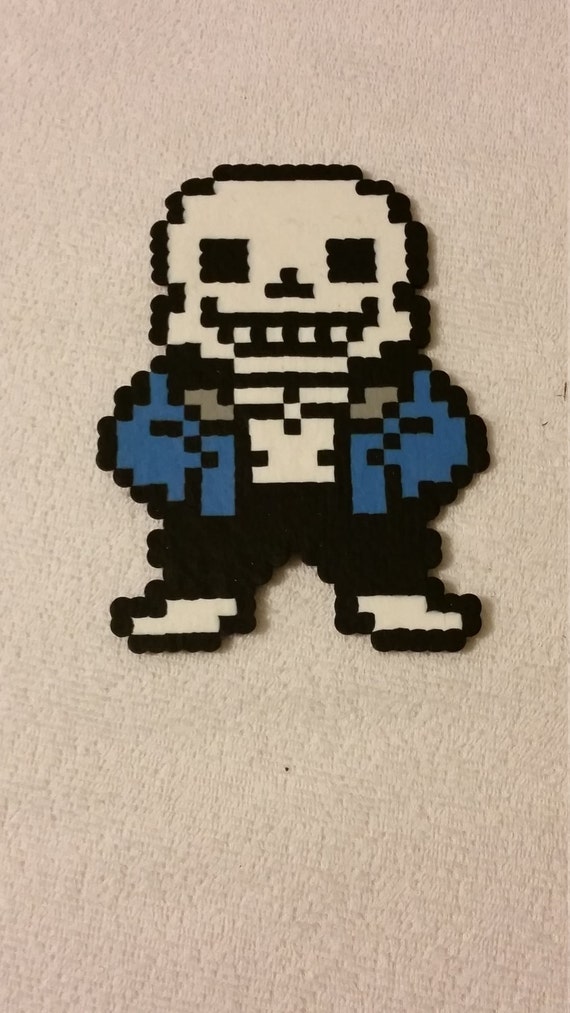 Undertale Sans Perler Bead Sprite