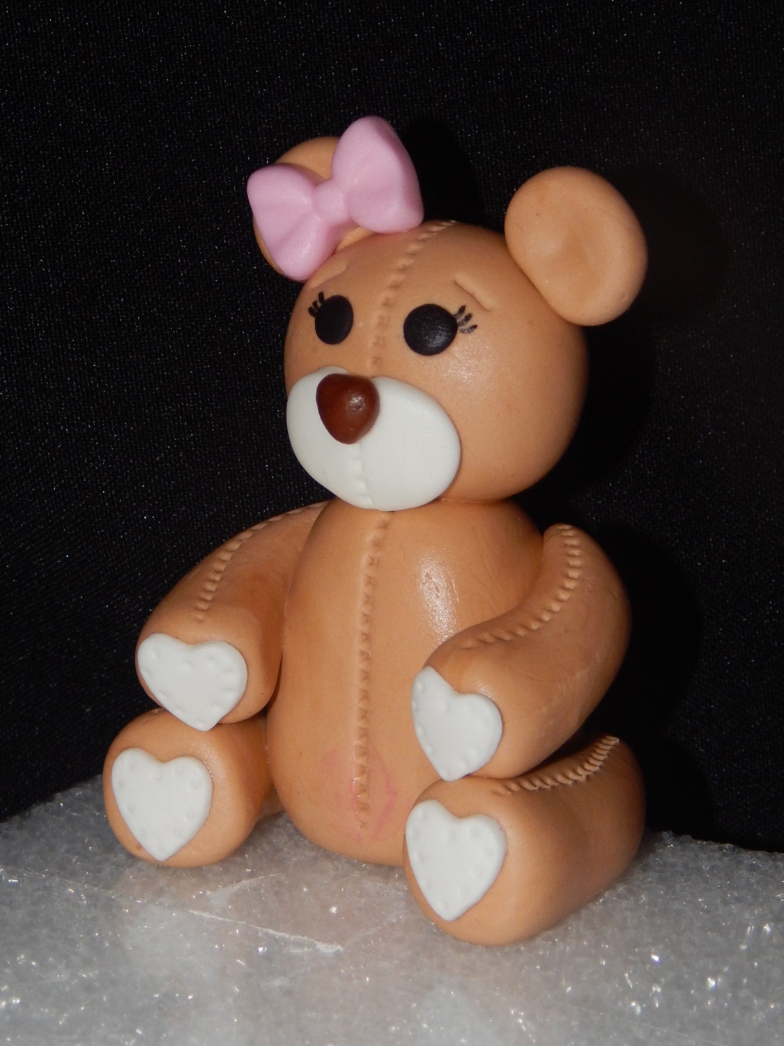 Fondant Teddy Bear Cake Topper