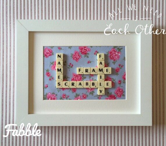 Scrabble tile wall art scrabble tile wall personalised