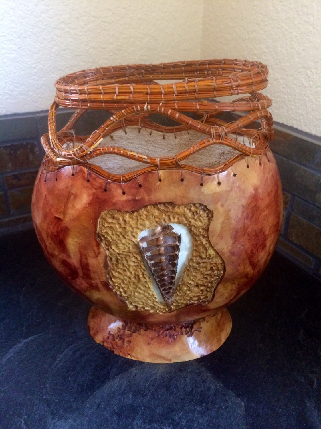 Canteen Gourd with Shell