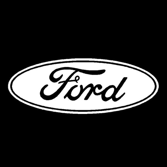 Ford logo window decal #9