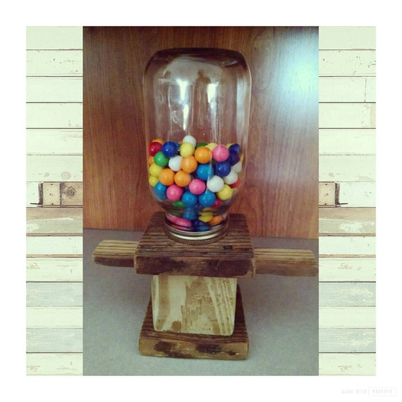 Items similar to Candy Dispenser. Handcrafted Wood on Etsy