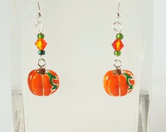 Pumpkin Earrings