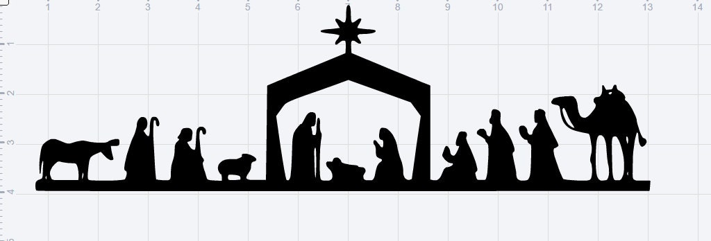 Download Search Results for "Manger Scene Silhouette" - Calendar 2015