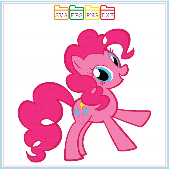 Download My Little Pony Pinkie Pie Svg Dxf Png Eps by SVGFILESDESIGNS