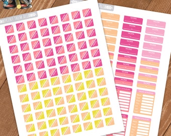 Work Schedule Planner Stickers Printable,Work/Day Off Stickers, for ERIN CONDREN LIFEPLANNER™,Printable Sampler, Instant download