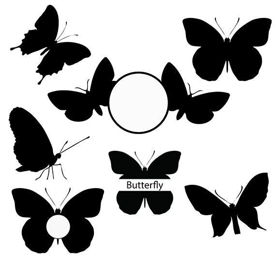 Free Free Butterfly Monogram Svg 740 SVG PNG EPS DXF File