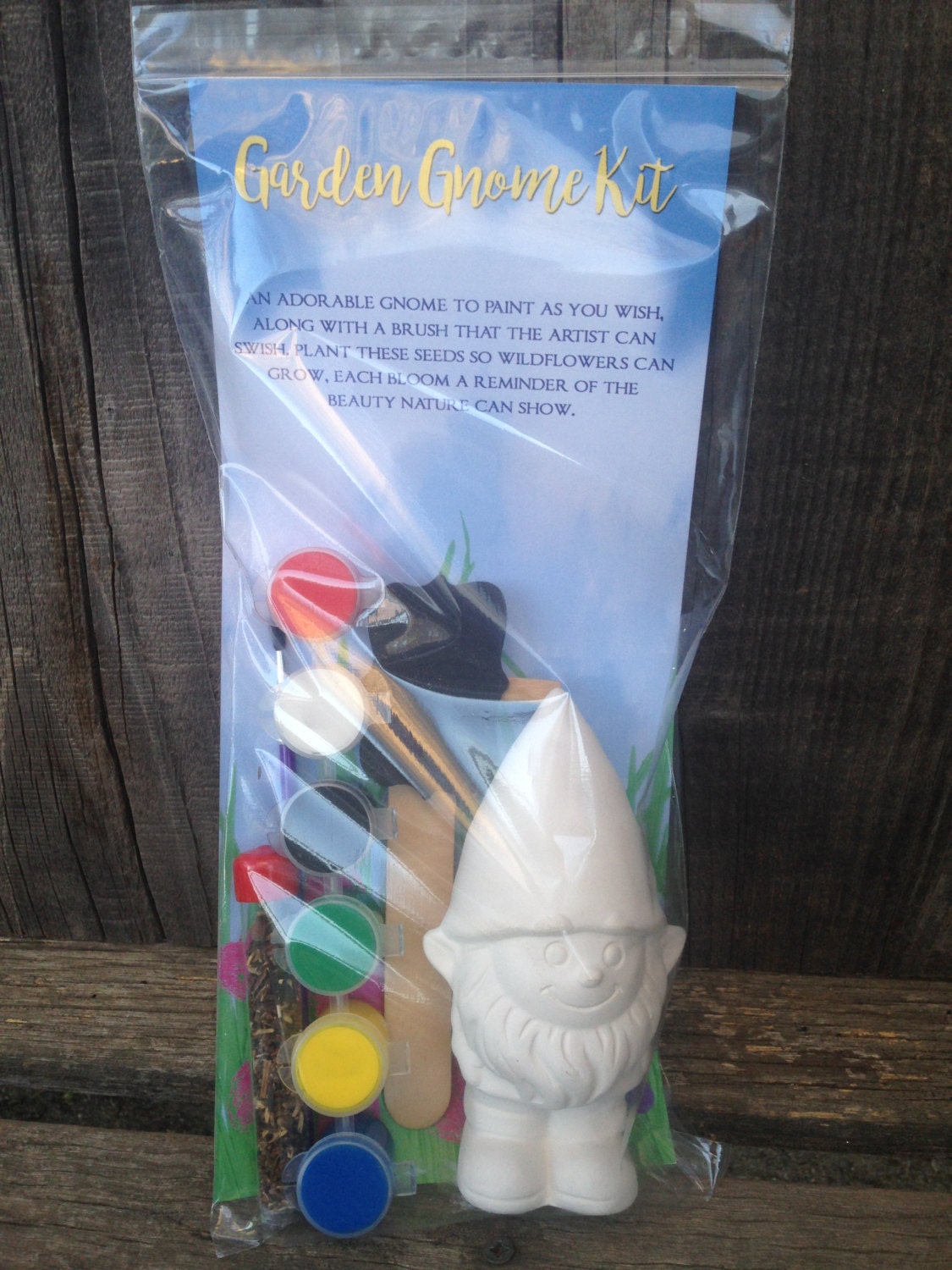 Garden Gnome Kit PaintaGnome Arts and Crafts Project from