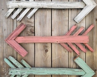 Reclaimed Wood Arrow (single arrow), Nursery Room, Rustic Arrow, Arrow Wall Decor, Wedding Decortion Sign, Wedding, Home Decor, Baby Room