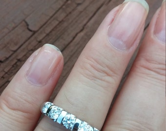 14k Gold 0.75ct Diamond Wedding Band