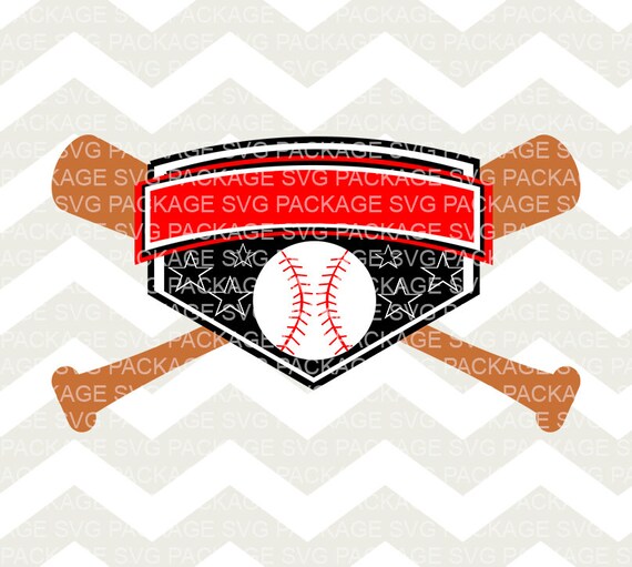 SVG Clipart Baseball Banner Svg Baseball Bat Clipart SVG