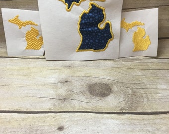 Michigan Embroidery Design Package Deal, Michigan Package Deal