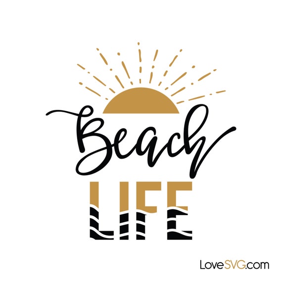 Download Beach Life SVG cut files Silhouette cut file by loveSVGshop