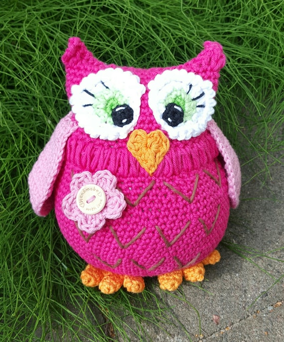 Polly the Owl Crochet Pattern Amigurumi by Zoffix on Etsy